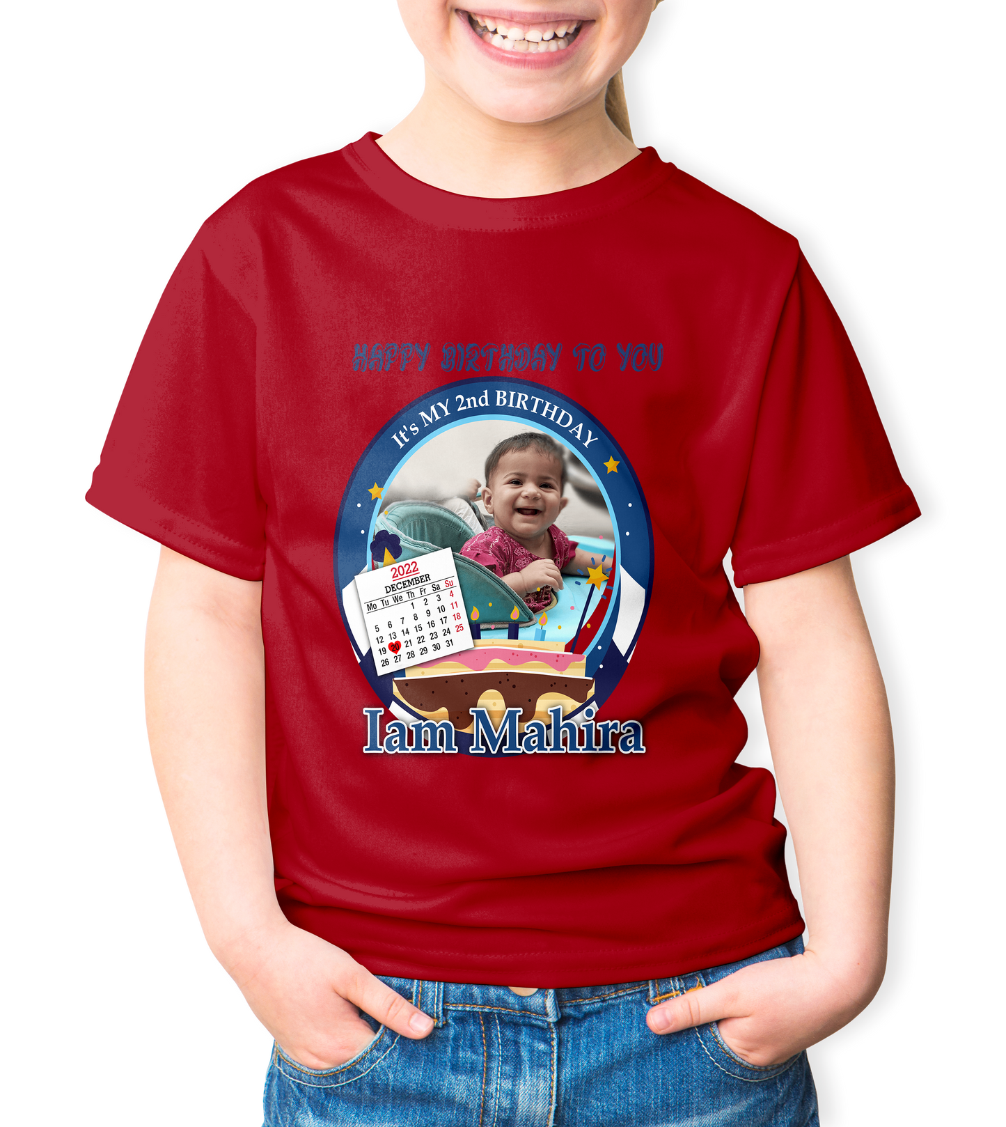 Kids Customized T Shirt - Best Quality Soft Cotton - Design #05