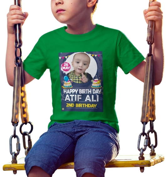 Kids Customized T Shirt - Best Quality Soft Cotton - Design #04